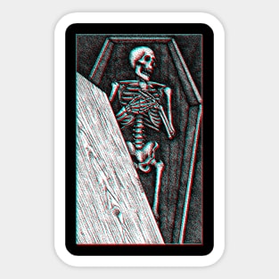 Death Tarot 3D Sticker